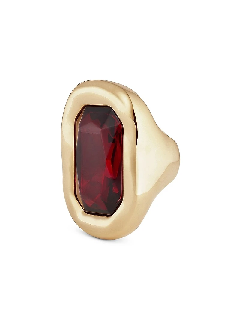 Sculptural Crystal Ring