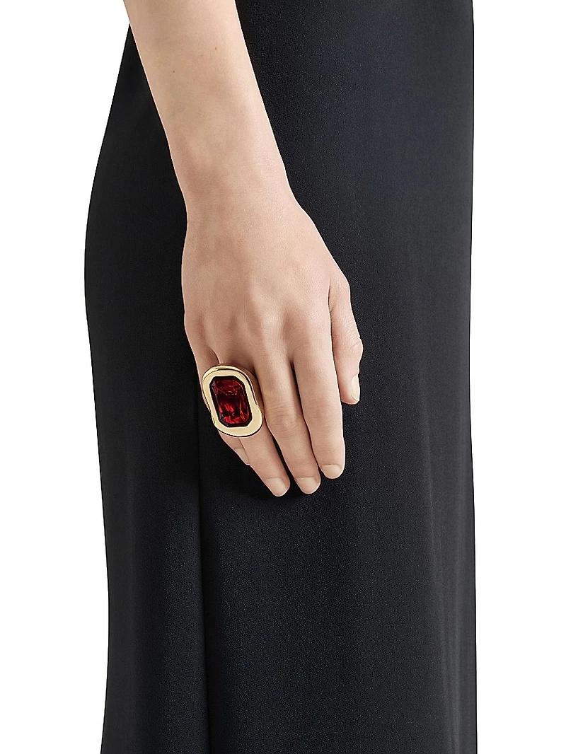Sculptural Crystal Ring