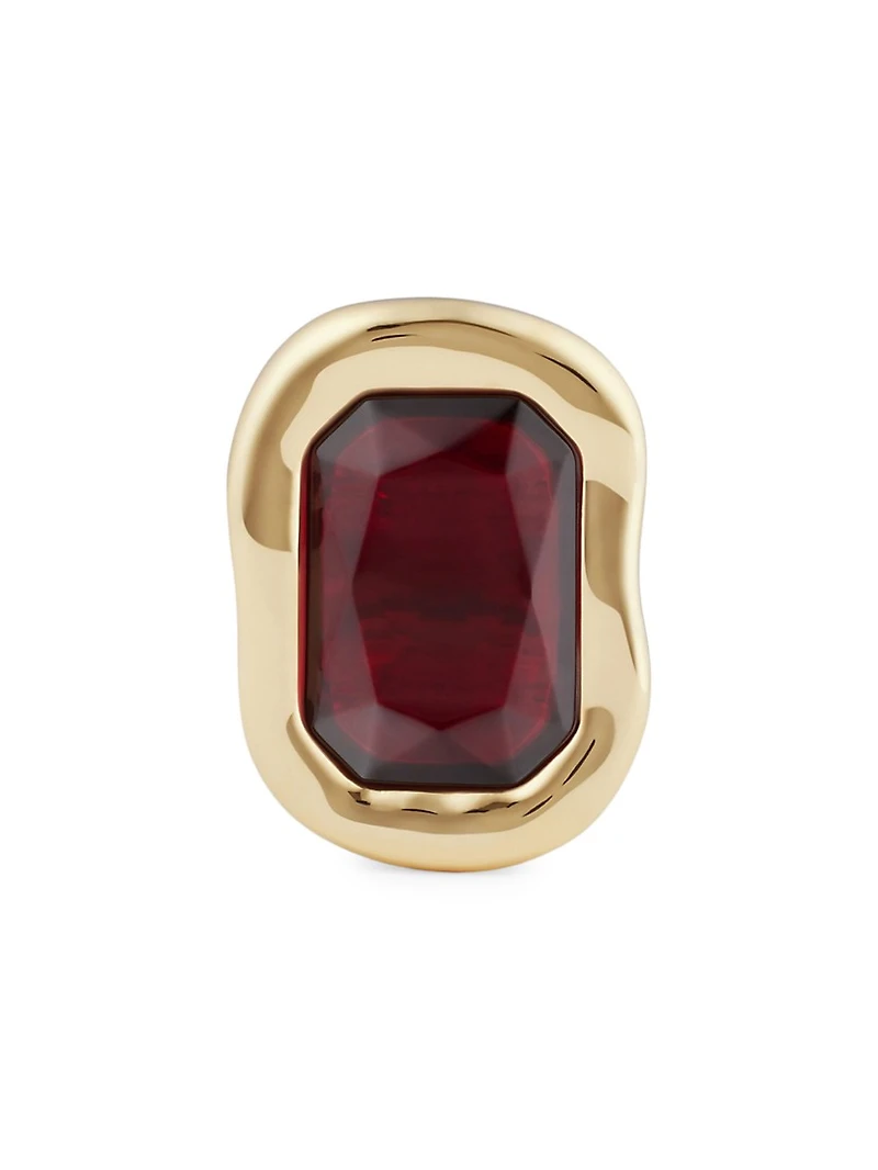 Sculptural Crystal Ring