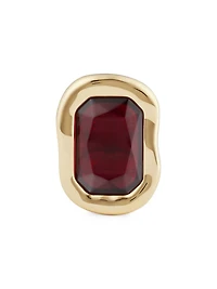 Sculptural Crystal Ring