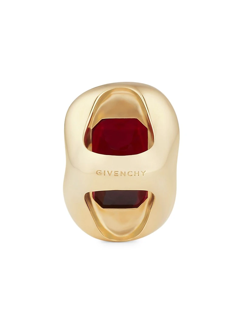 Sculptural Crystal Ring