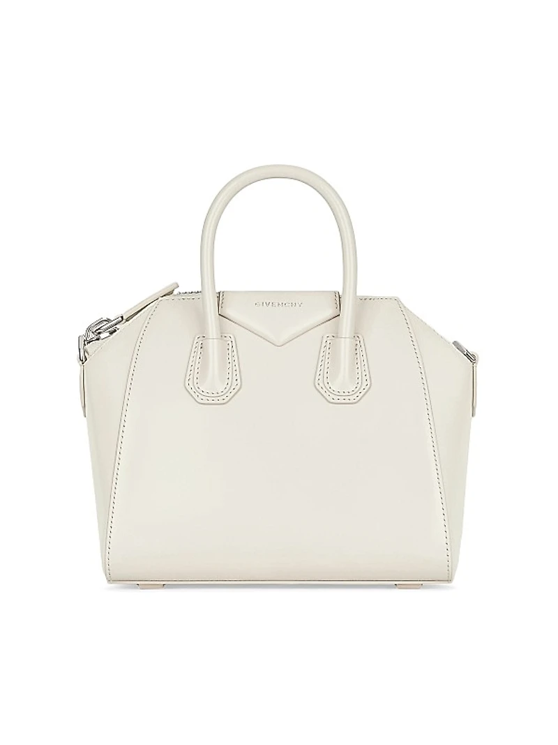 Mini Antigona Crossbody Bag in Box Leather