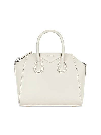 Mini Antigona Crossbody Bag in Box Leather