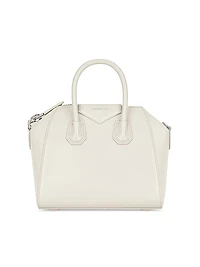 Mini Antigona Crossbody Bag in Box Leather