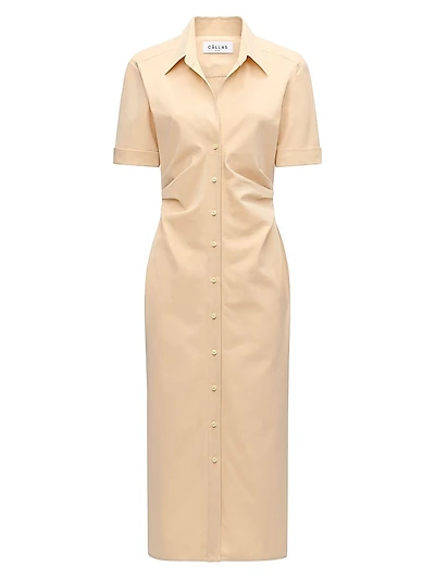 Lou Fitted Shirt Dress