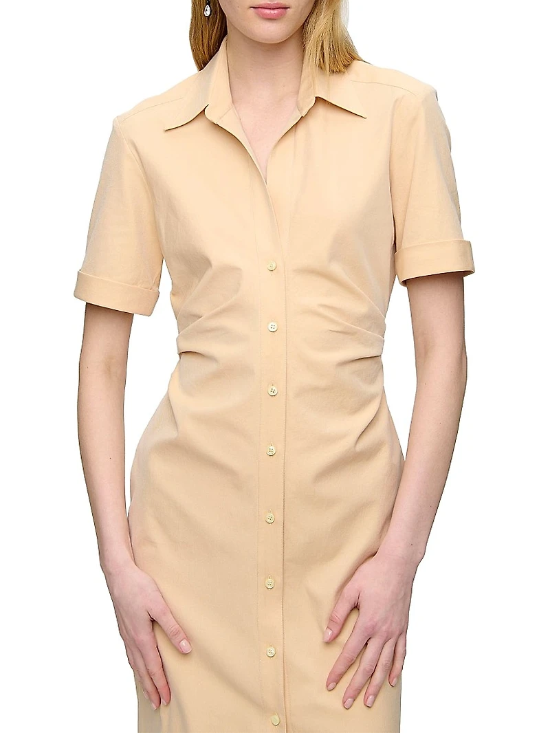 Lou Fitted Shirt Dress