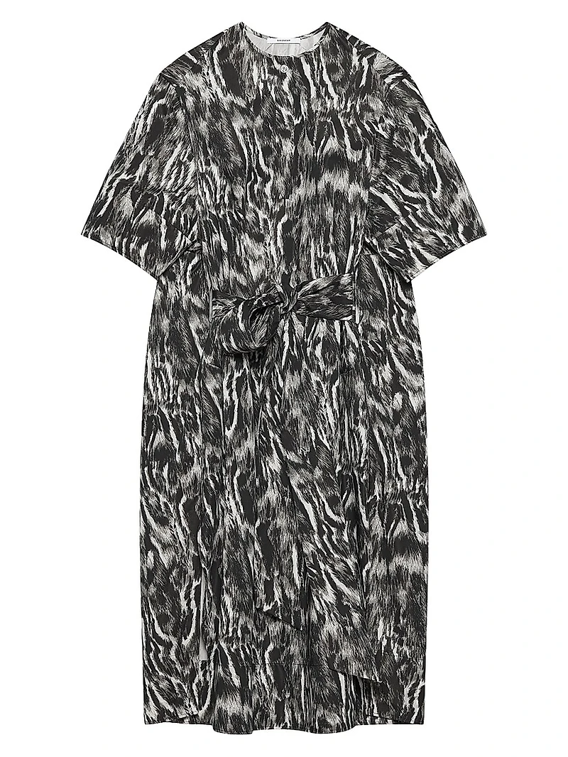 Dress Cotton with Animal Print