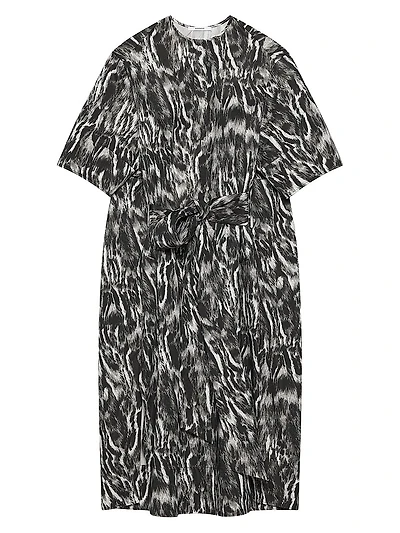 Dress Cotton with Animal Print