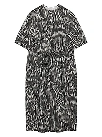 Dress Cotton with Animal Print