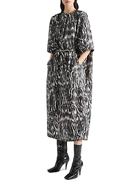 Dress Cotton with Animal Print