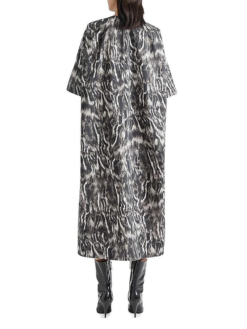 Dress Cotton with Animal Print