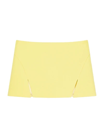 Mini Cut Out Skirt Crepe
