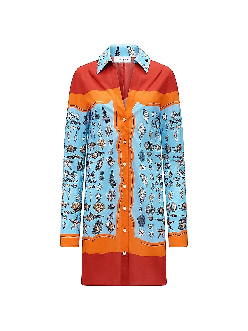 Charisse Printed Shirt Dress