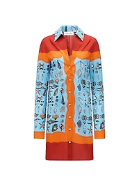 Charisse Printed Shirt Dress