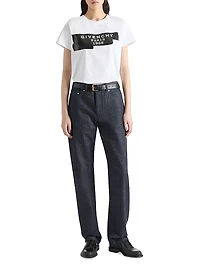 Boyfriend Jeans Herringbone Denim