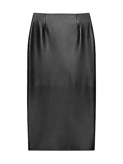 Midi Skirt Leather