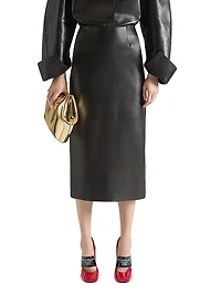 Midi Skirt Leather