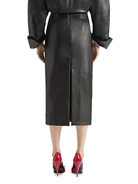 Midi Skirt Leather