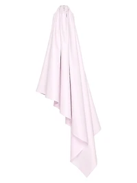 Asymmetric Draped Evening Dress Nappa Leather