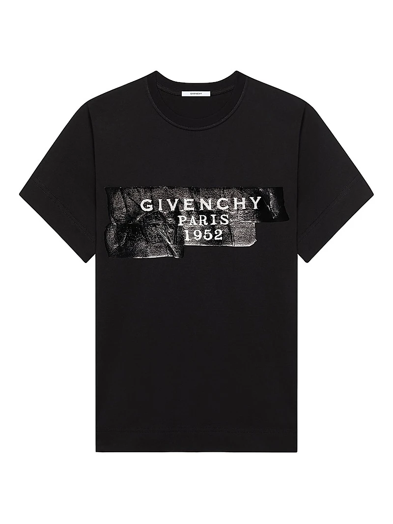 T-Shirt Cotton with Givenchy Tape