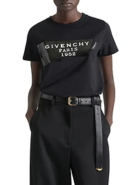 T-Shirt Cotton with Givenchy Tape