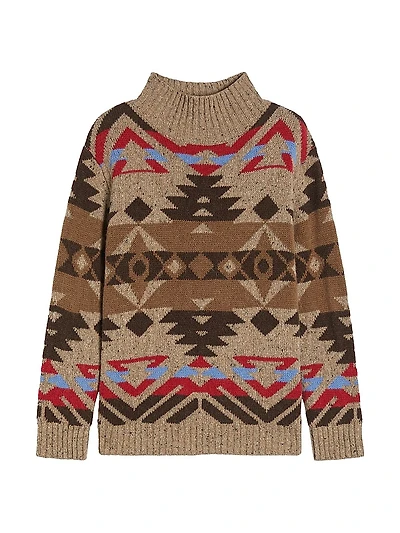 Wool and Alpaca Knit Turtleneck