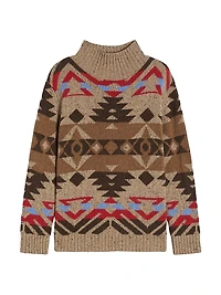 Wool and Alpaca Knit Turtleneck