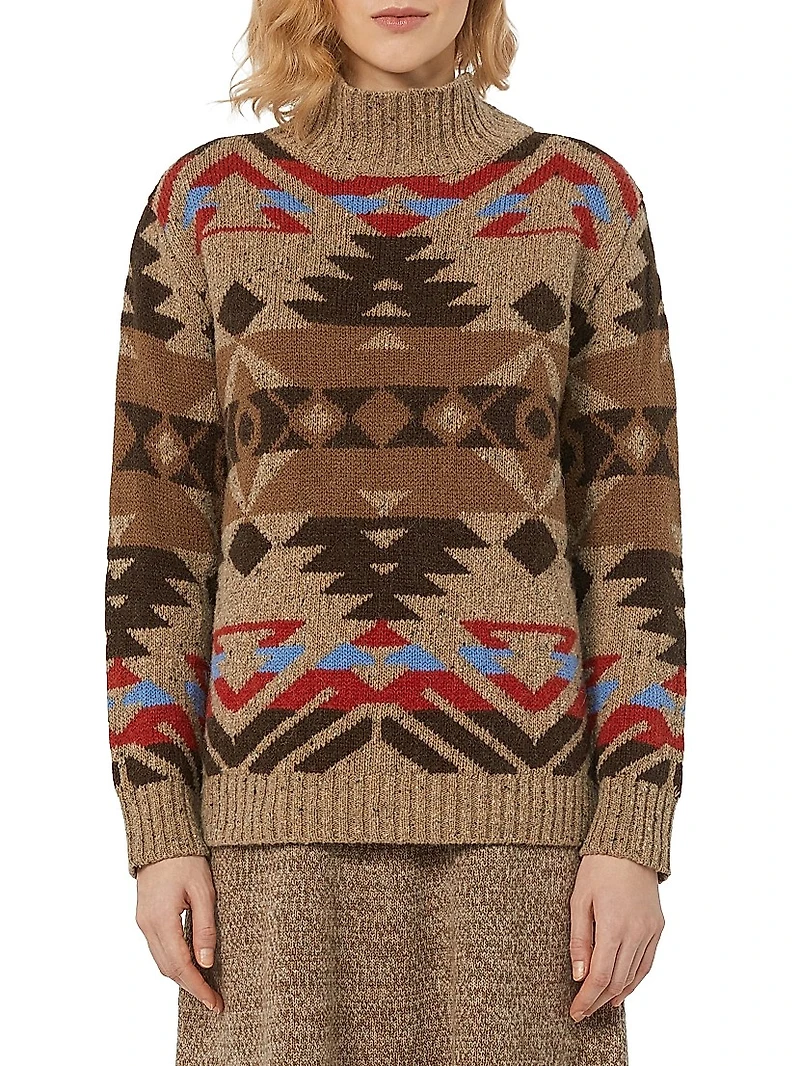 Wool and Alpaca Knit Turtleneck