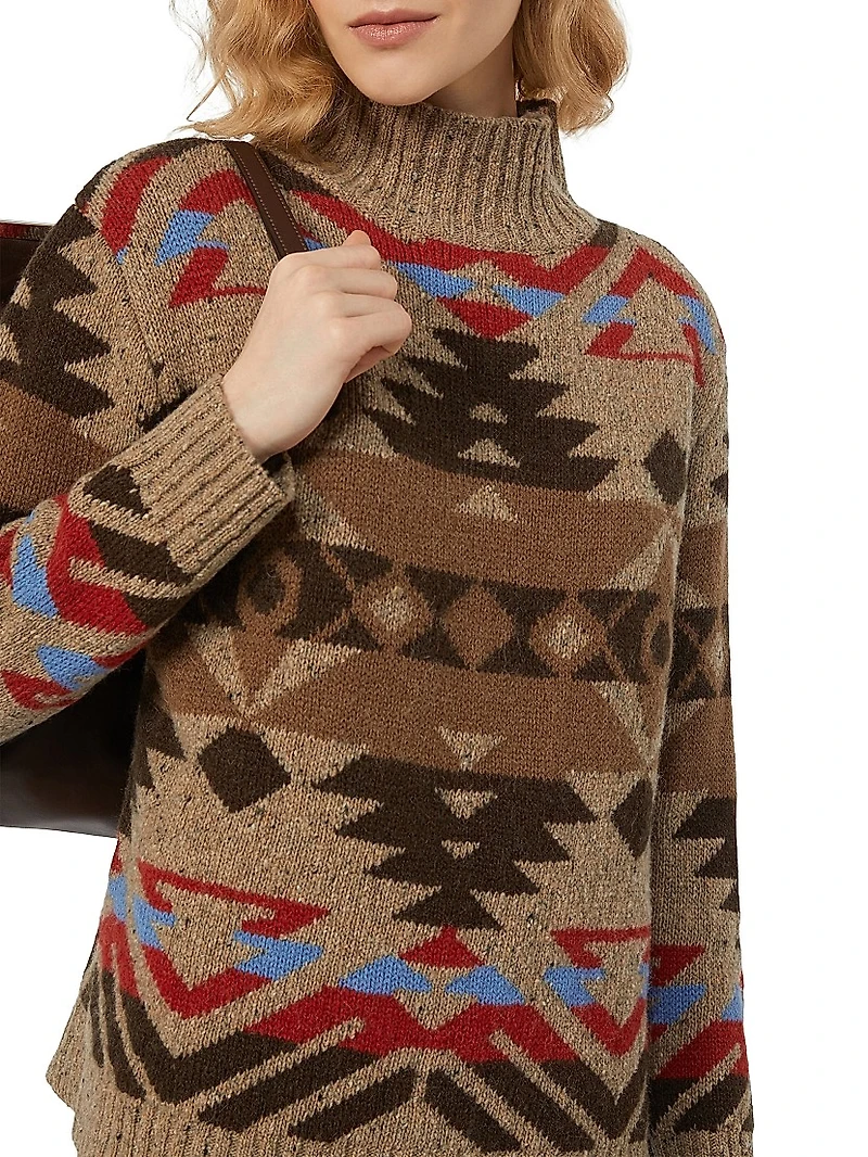 Wool and Alpaca Knit Turtleneck