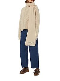 Cotton Denim Barrel Leg Jeans