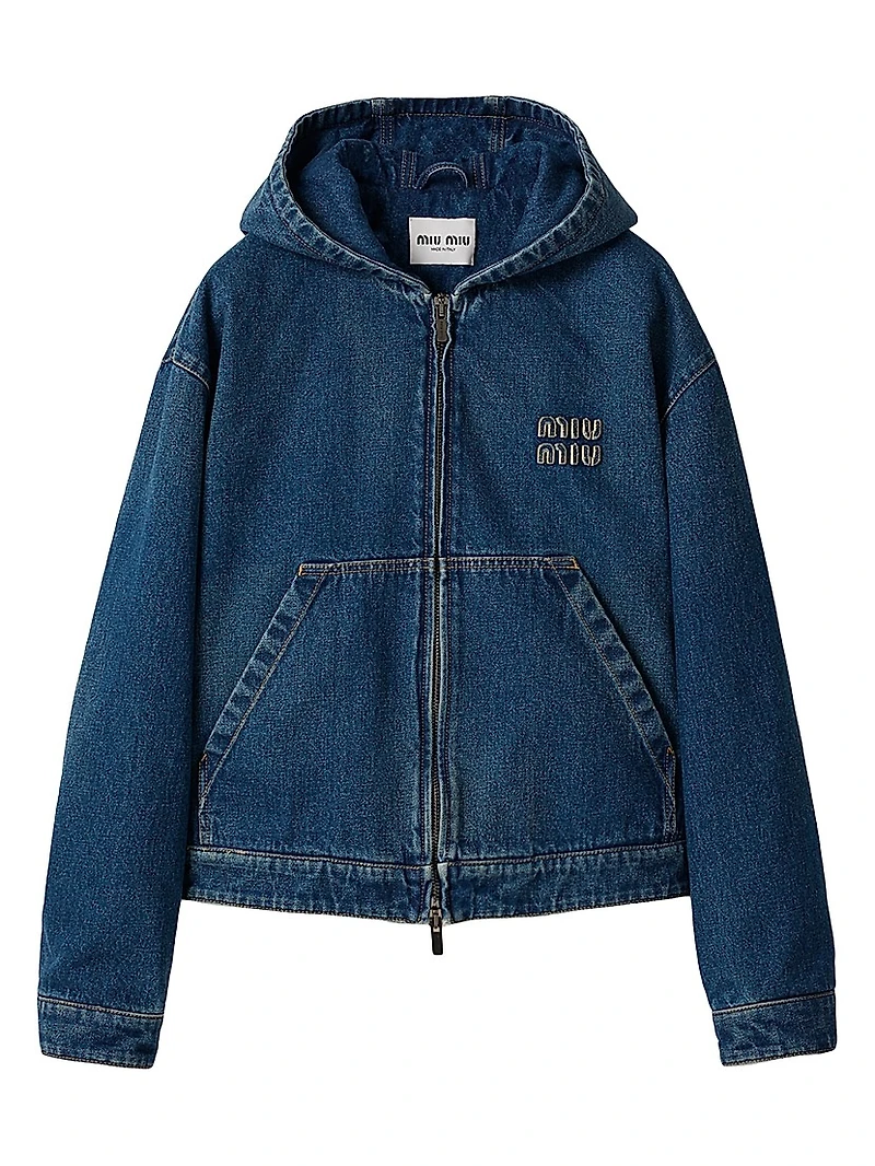 Denim Hoodie Jacket