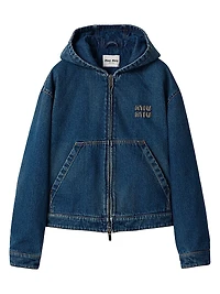 Denim Hoodie Jacket