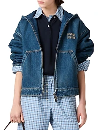 Denim Hoodie Jacket
