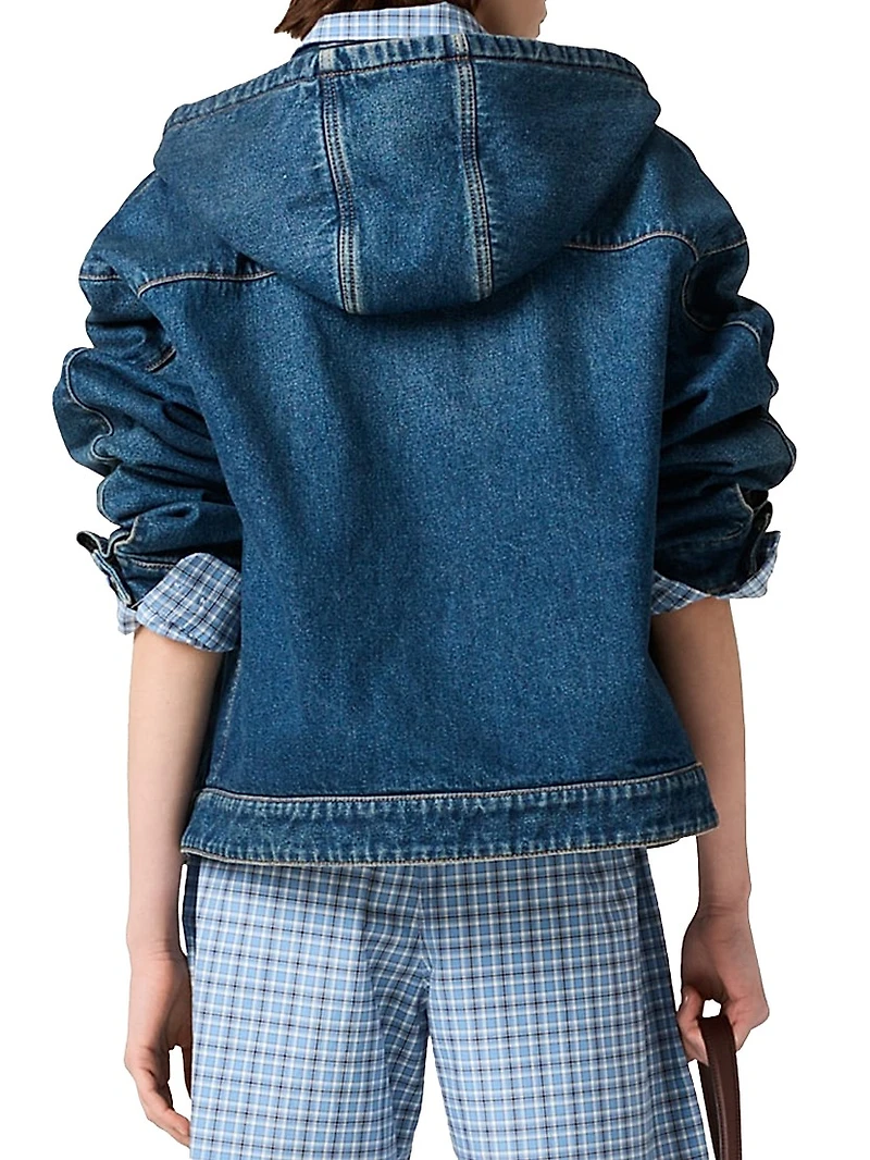 Denim Hoodie Jacket