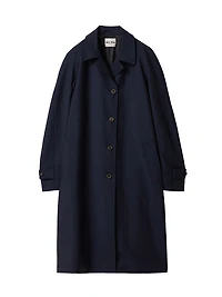 Single Breasted Kid Mohair Coat