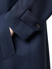 Single Breasted Kid Mohair Coat