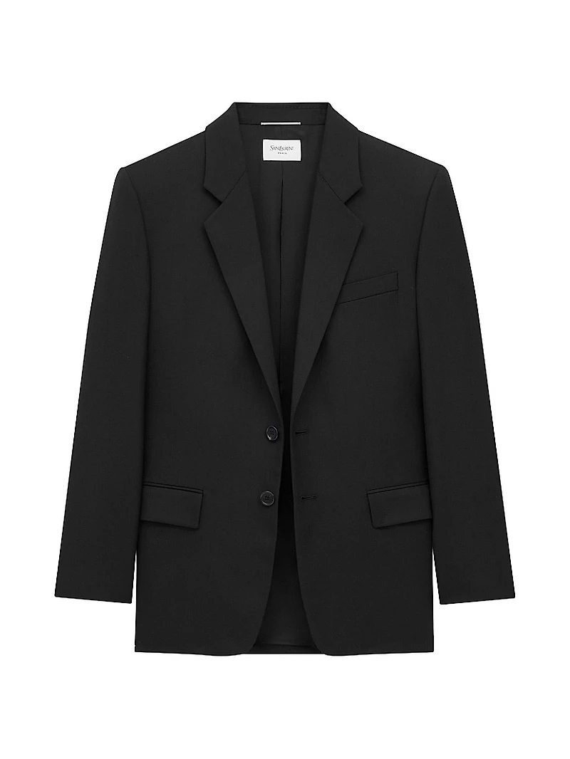 Jacket Gabardine Saint Laurent