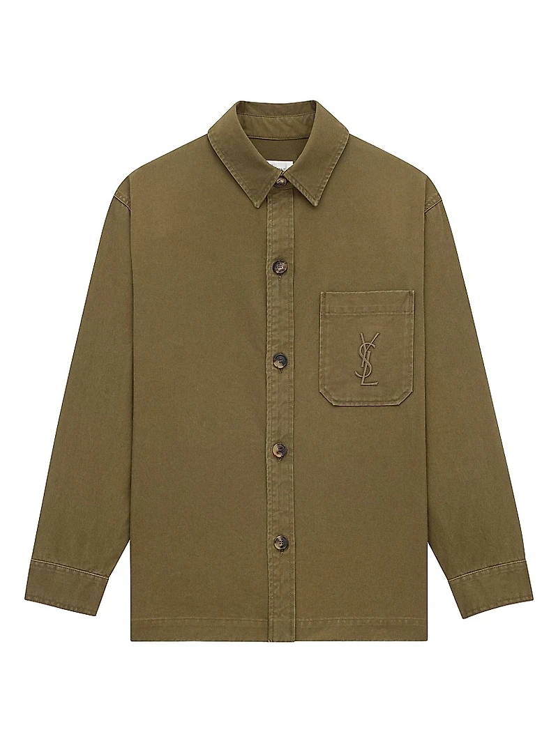 Cassandre Overshirt Cotton Linen Gabardine