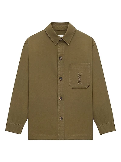 Cassandre Overshirt Cotton Linen Gabardine