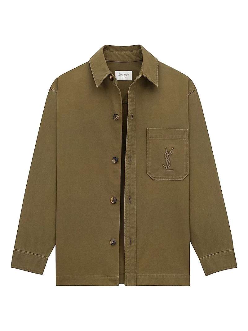 Cassandre Overshirt Cotton Linen Gabardine