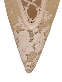 Km 100MM Lace and Leather Boots