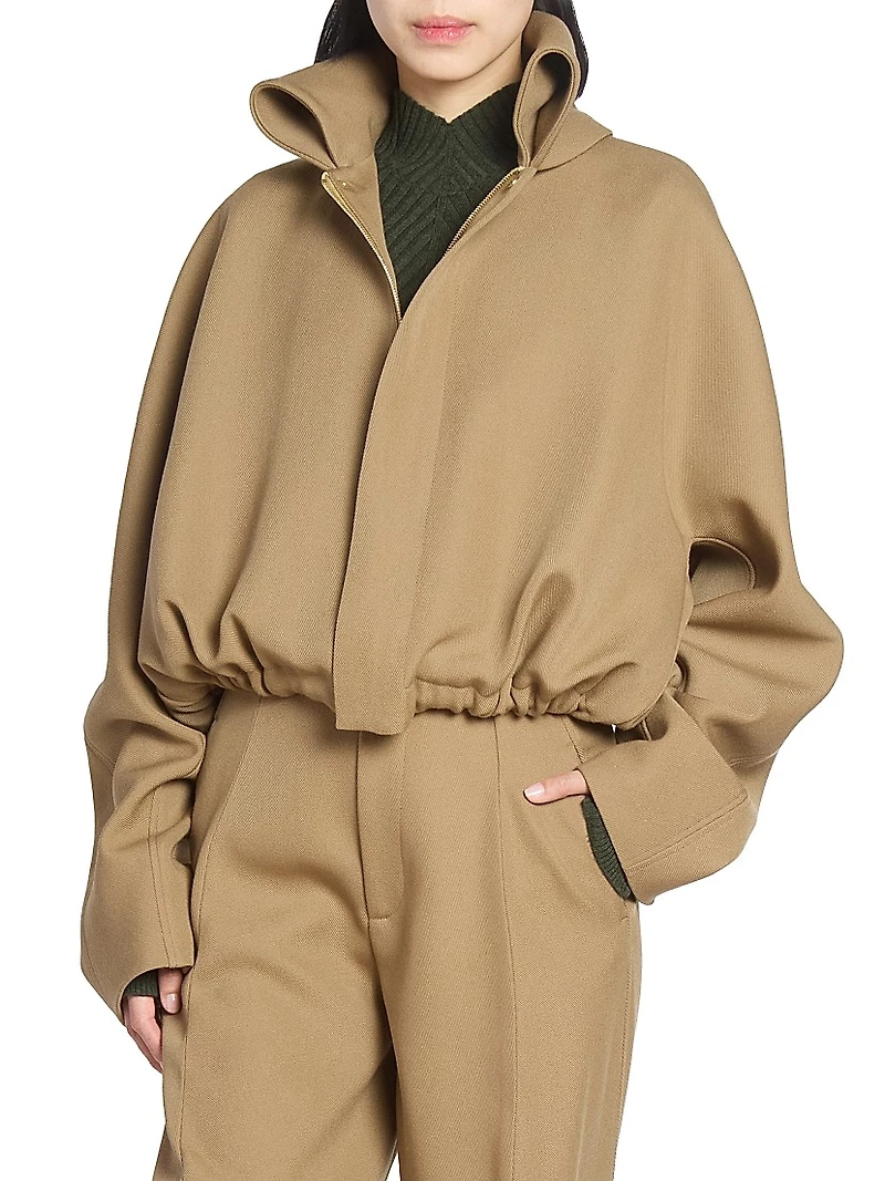 Wool Oversized Bomber