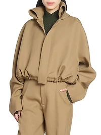 Wool Oversized Bomber