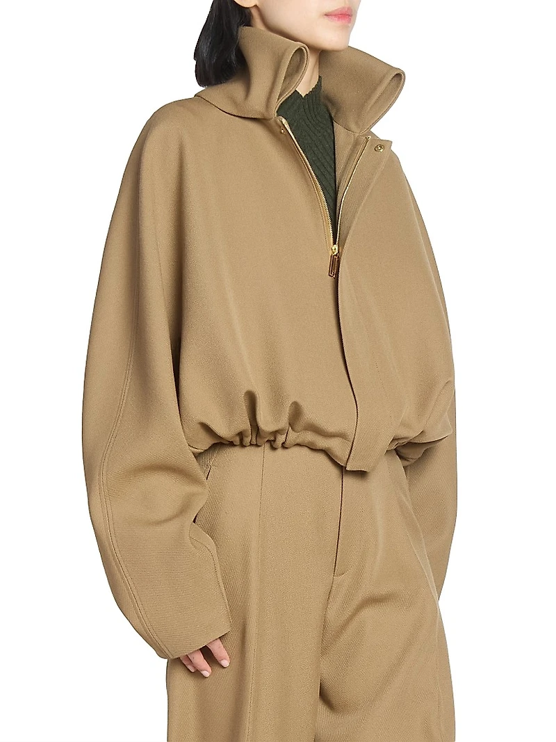 Wool Oversized Bomber