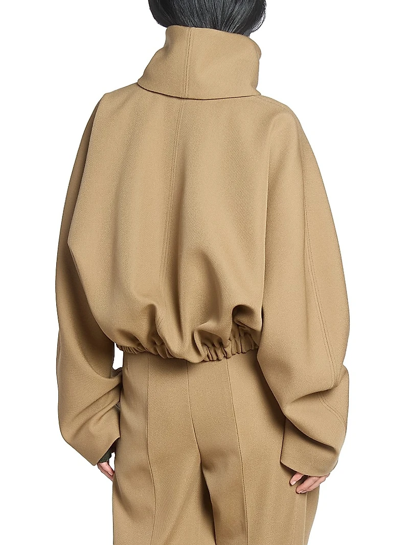 Wool Oversized Bomber