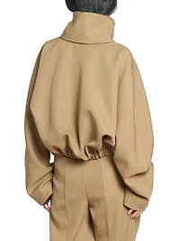 Wool Oversized Bomber