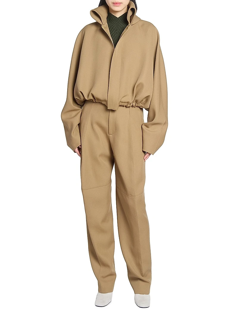 Wool Oversized Bomber