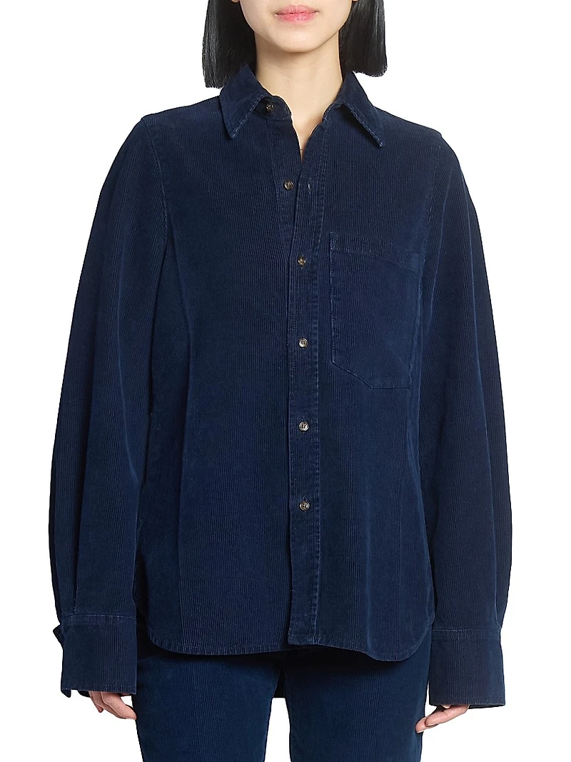 Corduroy Slim-Fit Shirt