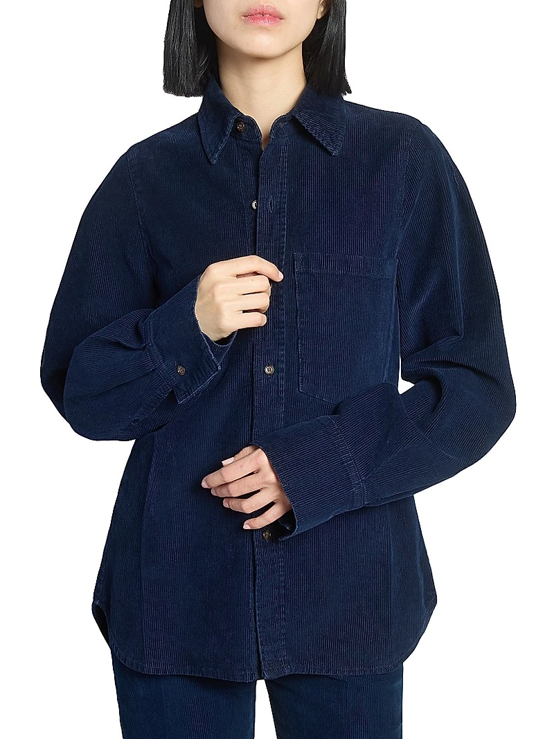 Corduroy Slim-Fit Shirt