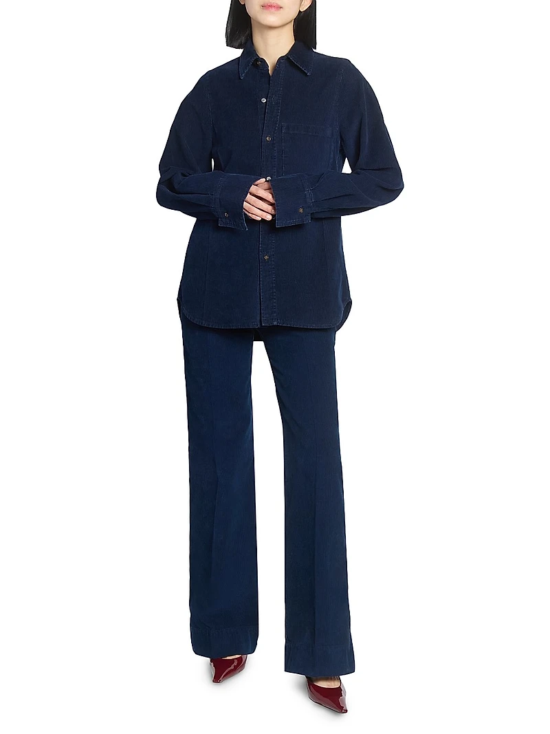 Corduroy Slim-Fit Shirt